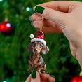 thumbnail image 5 of Cute Dog Christmas Ornaments - Funny Dog Xmas Decor Tree Hanging Tree Topper - 2023 Dog Christmas Decorations for Cat Lovers, 5 of 6