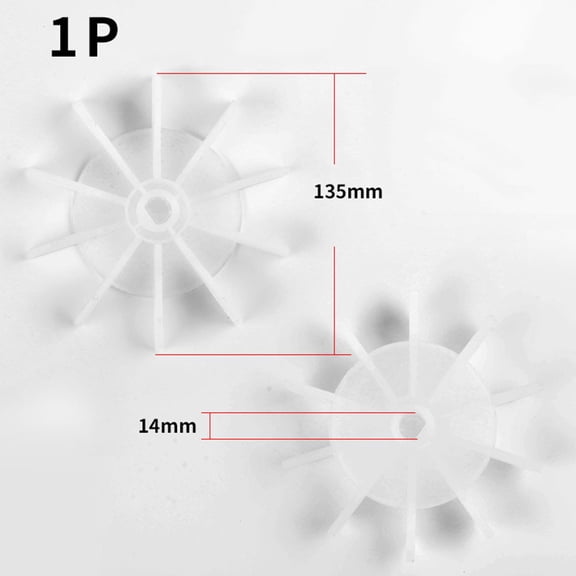 Direct Online Motor Air Compressor Fan Blade Replacement Plastic Fan Blade With Waterproof And Stable Performance