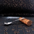 thumbnail image 5 of Wollet 999 Sterling Silver Spoon with Long Handle, 13.5*3cm,31g, Printed Yunnan Snowflake Silver Phoenix Soup Spoon, Home Gift Tableware, 5 of 9