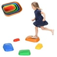 thumbnail image 1 of Outsunny 5 Pcs Pierres de Marche pour Enfants, Parcours d'Obstacles pour 3-8 Ans, 1 of 10