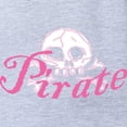 thumbnail image 2 of CafePress - Pink Pirate - Cute Infant Baby Football Bodysuit, 2 of 3
