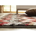 thumbnail image 5 of SAFAVIEH Tahoe Simonette Chevron Area Rug, Beige/Brown, 8' x 10', 5 of 11