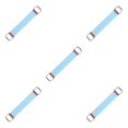 thumbnail image 3 of Decodeary 30-150lbs Chest Expander Rally Strap Elastic Band Rope Resistance Leg Foot Blue 67 x 11cm 5Set, 3 of 6
