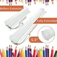 thumbnail image 3 of 4 Pack Extendable Plastic Paint Brush Case, Clear Long Paint Brush Holder Tube, Storage Pencil Container, 3 of 5