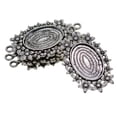thumbnail image 4 of Cabochon Base Baoblaze 10pcs 46x31mm Bandeja de bisel redondo en blanco, 4 of 8