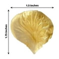 thumbnail image 3 of Efavormart 500pcs Artifical Rose Petals for Wedding Aisle Party Favor Jewelry Candy Sheer Flower Decoration - Gold, 3 of 11