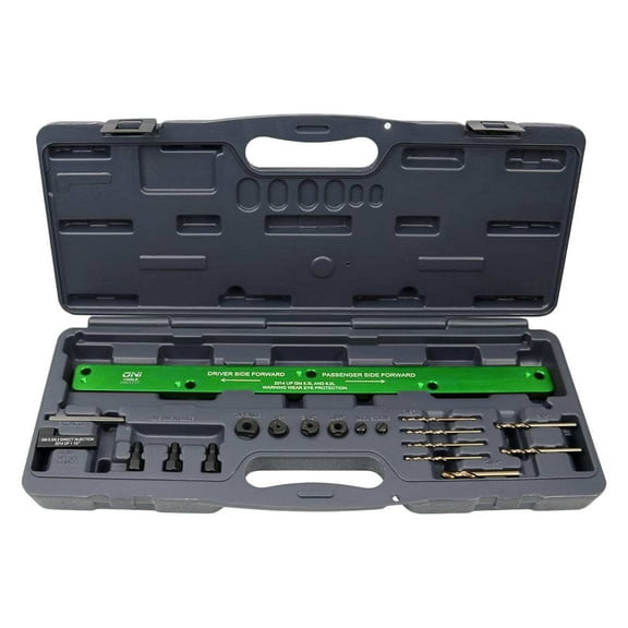 71650 Exhaust Manifold Broken Bolt Drill Template For GM EcoTec 5.3L & 6.2L (Silverado, Sierra, Tahoe, Yukon, Escalade) Alt