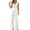 Z12 White, variant on Mifsaly Womens Suits 2 Piece Set Business Casual office Work formal Matching Outfits Elegant V Neck Sleeveless Button Vest Top and High Waist Wide Leg Trousers Green,L