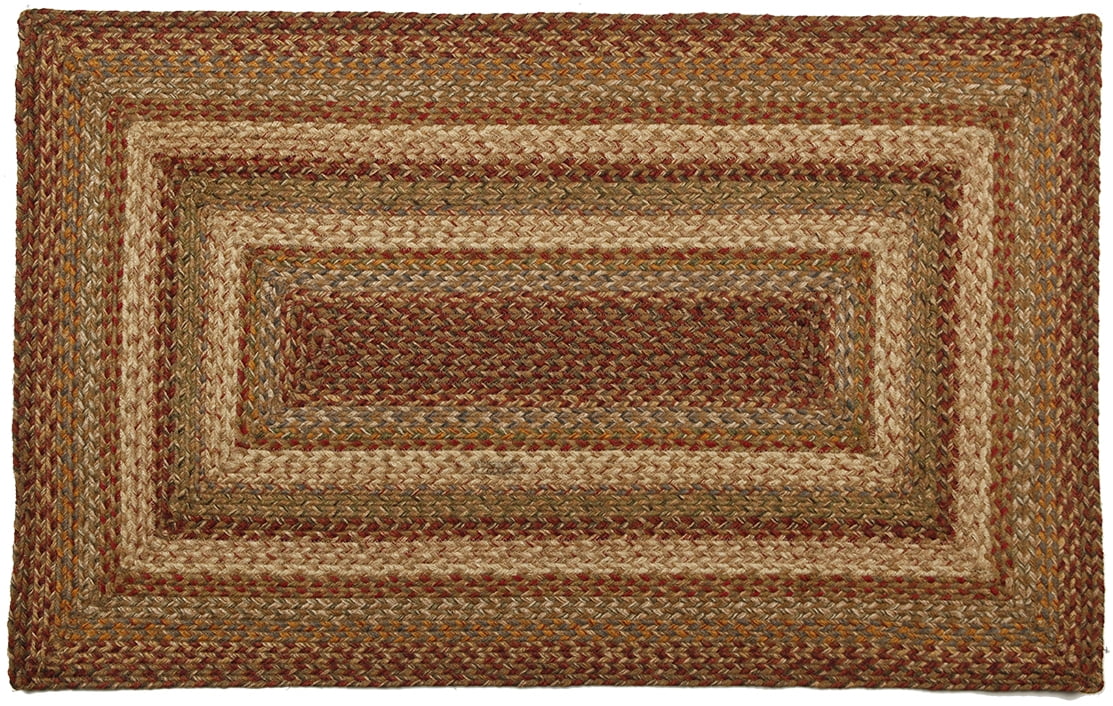 Homespice Decor 20" x 30" Rect. Harvest Jute Braided Rug