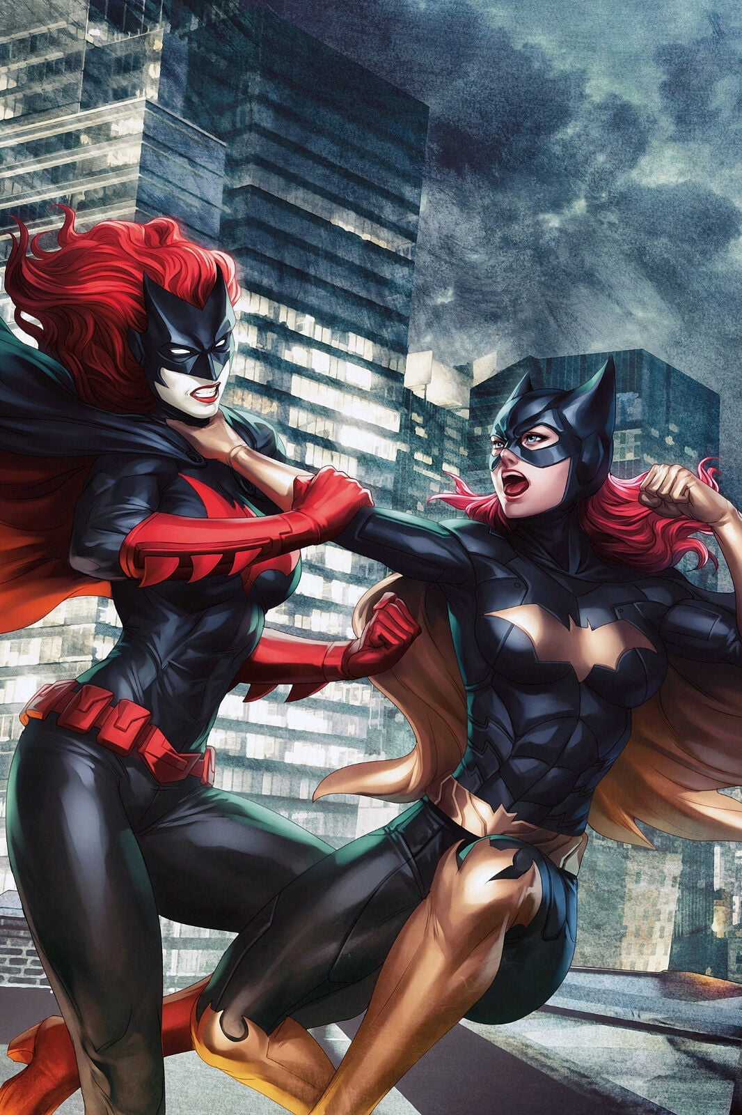Batgirl vs. Batwoman - CANVAS OR PRINT WALL ART - Walmart.com
