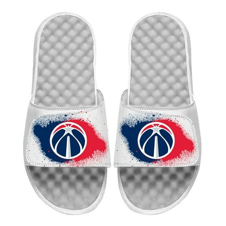 

Men s ISlide White Washington Wizards Spray Paint Slide Sandals