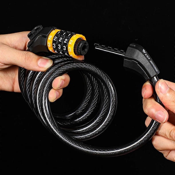 Bicycle Lock Bicycle Cable Lock Bike Wheel Lock Anti-theft Cycle Coded Lock Bicycle Accessories