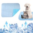 thumbnail image 2 of Almohadilla fresca para mascotas de verano, antihumedad y resistente a desgarros, almohadilla de hielo para mascotas, almohadilla fresca para dormir, almohadilla de descanso, 2 of 9