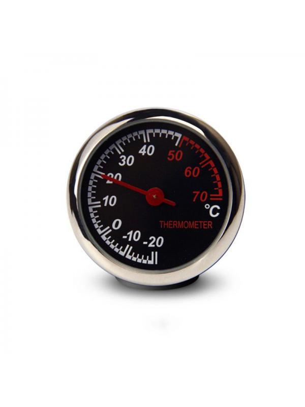 Pointer Quartz Digital Car Thermometer Meter Auto Clock Watch Dashboard New