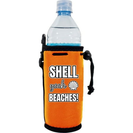 

Shell Yeah Beaches Neoprene Water Bottle Coolie (Orange)