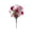 #2 Red【1 Artificial Bouquet】, variant on Artificial Flowers for Outdoors, UV Resistant Artificial Petunia Bouquet, Silk Greenery Stems for Garden Patio and Porch Decor, 1 Bundle, SouMaox