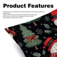 thumbnail image 2 of Snowman Decorative Bed Pillow Covers Throw Pillows Set with Unique Patterns for all Occasions - 16x16, 18x18, 20x20 inches - 2 Pack Pillow Inserts Included, 2 of 6