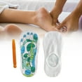 thumbnail image 6 of Abbraccia Reflexology Socks for Foot Massage, Soft, Comfortable, Casual with Massage Stick, Acupoint Schematic Socks for Women and Show Socks, 6 of 10