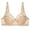 Khaki, variant on Xijirk Women Wire Built Bra with Adjustable Thin Strap Floral Lace V Frame Scalloped Bottom Band for Daily Garment Inner Matching and Rest Household Wearing,Pink,85C