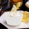 thumbnail image 3 of 100 Uds Mini moldes para cupcakes, tazas redondas para hornear pasteles, fundas para muffins, fiesta en casa, color blanco, 3 of 7