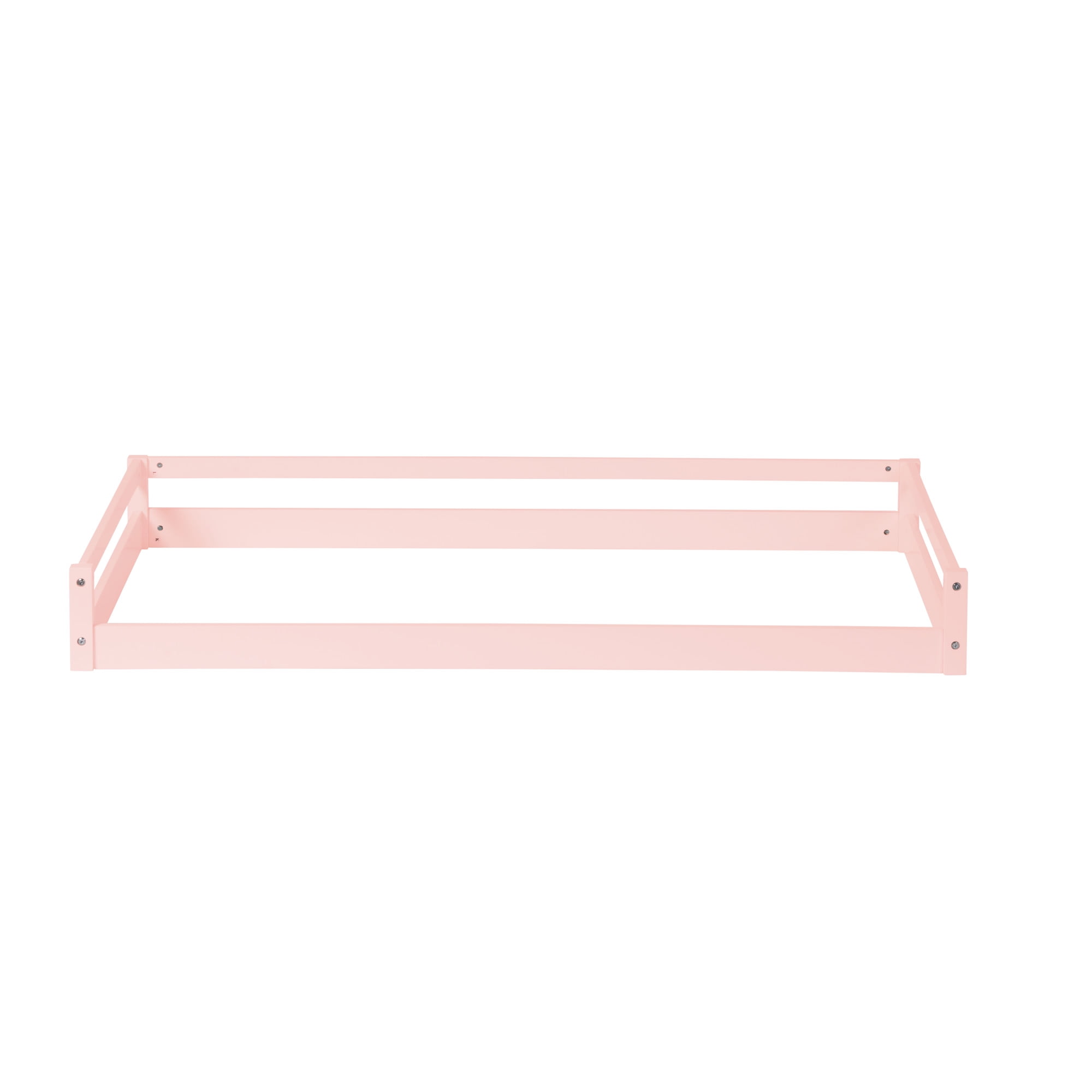 Little Seeds Trellis Toddler House Bed, Rosewater Pink