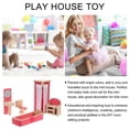 thumbnail image 5 of Pink Mini Furniture Toys Wooden Bedroom for Kids 1Set Educational, 5 of 5