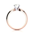 thumbnail image 3 of SuperJeweler 1 Carat Diamond Solitaire Engagement Ring In 14K Rose Gold For Women, 3 of 5