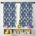 thumbnail image 5 of Blackout Kids Curtains,Dark Blue Ballerina Flower Pattern Childrens Insulated Curtains Set Of 2,Bedroom Essentials,Toddler Room Decor 42"x54", 5 of 5