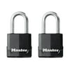 Master Lock 1-7/8" W x 1.5" L Steel Dual Ball Bearing Locking Padlock 2 pk Keyed Alike