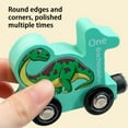 thumbnail image 4 of OKKVV Magnetic Digital Train with Dinosaur Building Blocks – Educational Assembly Car Toy for Toddlers Age 3+(Green), 4 of 8