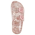 thumbnail image 2 of Wonder Nation Unisex Kids Jelly Sandals, Slip-On Two-Strap, Pink, 12-6, 2 of 3