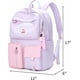 thumbnail image 2 of Mochila para niñas, niños, mochila escolar, mochila para niños, mochila informal para mujeres, adecuada para portátiles de 13,3 a 15 pulgadas (púrpura), 2 of 5