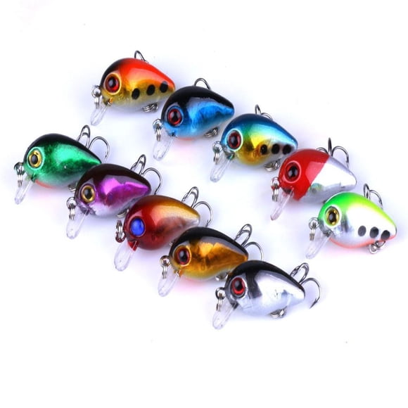 SharkTRUE Vibrant Bionic Mini Floating Metal Fishing Lures - Lightweight & Portable