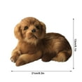 thumbnail image 4 of Dog Stuffed Animals Plush, Simulation Animal Dog Model Doll, Soft Comfortable Golden Retriever Stuffed Animal Dog Puppy Plush Toy, Simulation Golden Retriever Model Plush Toys for Home Office Decor, 4 of 5