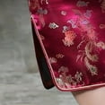 thumbnail image 5 of ZJXFGS Elegant Classy Casual Dress Floral Casual Mini Dress for Party Chinese Traditional Women Qipao Summer Stand Collar Short Sleeve Cheongsam Womens Body Control Dress Pink 4XL, 5 of 5