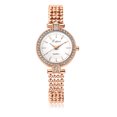 thumbnail image 1 of Reloj de Pulsera Analógico LVPAI Mujer Esfera Redonda Diamantes Imitación Dorado Blanco, 1 of 1