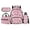 Pink Axolotl, variant on KUIFORTI Red Star Backpack and Lunch Box Set 4Pcs Cool Boys School Bag with Pencil Pouch Water Bottle Sleeve for Elementary Primary Middle School Daily Use for Students