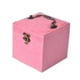 thumbnail image 5 of Caja de almacenamiento de joyas de terciopelo portátil, expositor de anillos, estuche organizador Rosado, 5 of 7