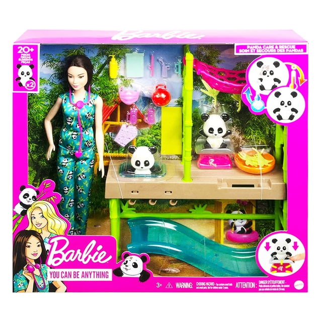 Muñeca Barbie Cuidadora De Pandas
