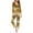 Yellow, variant on 2-Piece Christmas Snowflake Print Pajamas for Women Warm Soft V-Neck Casual Long Sleeve Top Pants Pjs Set Lounge Nightwear Homewear S-3XL