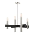 thumbnail image 6 of Livex Lighting - Helsinki - 4 Light Chandelier in Mid Century Modern Style - 24, 6 of 9