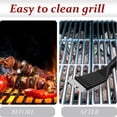 thumbnail image 4 of BiFandian Barbecue Tools Set, Stainless Steel Grill Brush with Scraper and Long Handle, 2-Piece BBQ Cleaning Brush for Oven, Griddle, Grill Grates, Outdoor Cooking, 4 of 8