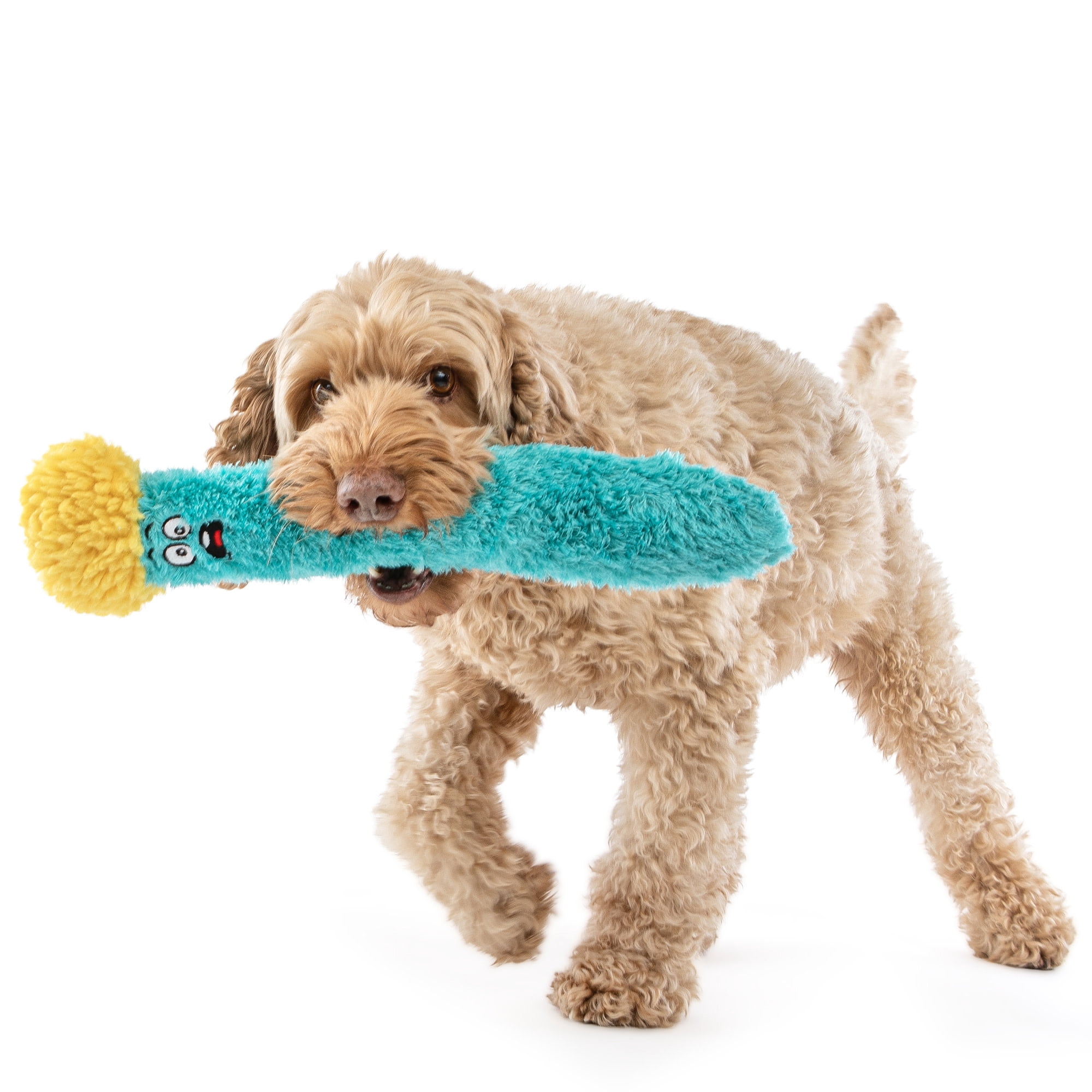 GURU Pet: Fry Guy: 5 Piece Set - Large - 4 Plush Dog Toys w/ Holder, Squeaks & Crinkles, Fry Shape Characters, Durable Fabric, Chew-Fetch-Thrash-Play