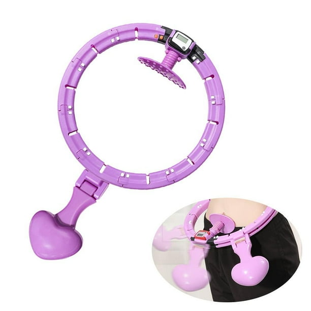 Aro Inteligente Ajustable Con Peso Para Adultos, Abdomen, Cintura, Ejercicio, Masaje Desmontable, Aro De Conteo Inteligente Yuarrent CE005827-00