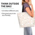 thumbnail image 2 of Balery Beautiful Rabbit Bolsa Tote Estilo Estético con Cremalleras, Bolsa de Hombro, Bolsa de Compras Grande y Plegable, 2 of 8
