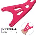 thumbnail image 3 of ETHZZLE Rosy Alloy Rear Brake Bracket for Scooter Disc Brake Mounting Adapter Replacement, 3 of 6