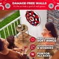 thumbnail image 3 of Swooc Games® ‒ Hook Darts Ring Toss Game ‒ Wood Board & Soft Rings ‒ 20+ Games Included for Kids & Adults ‒ Wall Mounted Ring and Hook ‒ Indoor & Outdoor Wall Decor for Game Room, Patio, Garage, Yard, 3 of 5