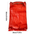 thumbnail image 3 of Home Textile Storage,Mesh Onion Bags Reusable Mesh Produce Bags Hanging Breathable Vegetable Storage Net Bags With For Potatoes Crawfish Red 18.5*10.24inch, 3 of 6