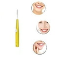 thumbnail image 2 of 60pcs Toothpick Interdental Brushes Tooth Flossing Head Oral Hygiene Brush Optional Sizes, 2 of 6