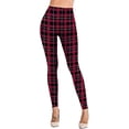 thumbnail image 1 of Sipaya Leggings estampados de temporada hasta el tobillo de Navidad cepillado para mujer S-3XL, 1 of 4
